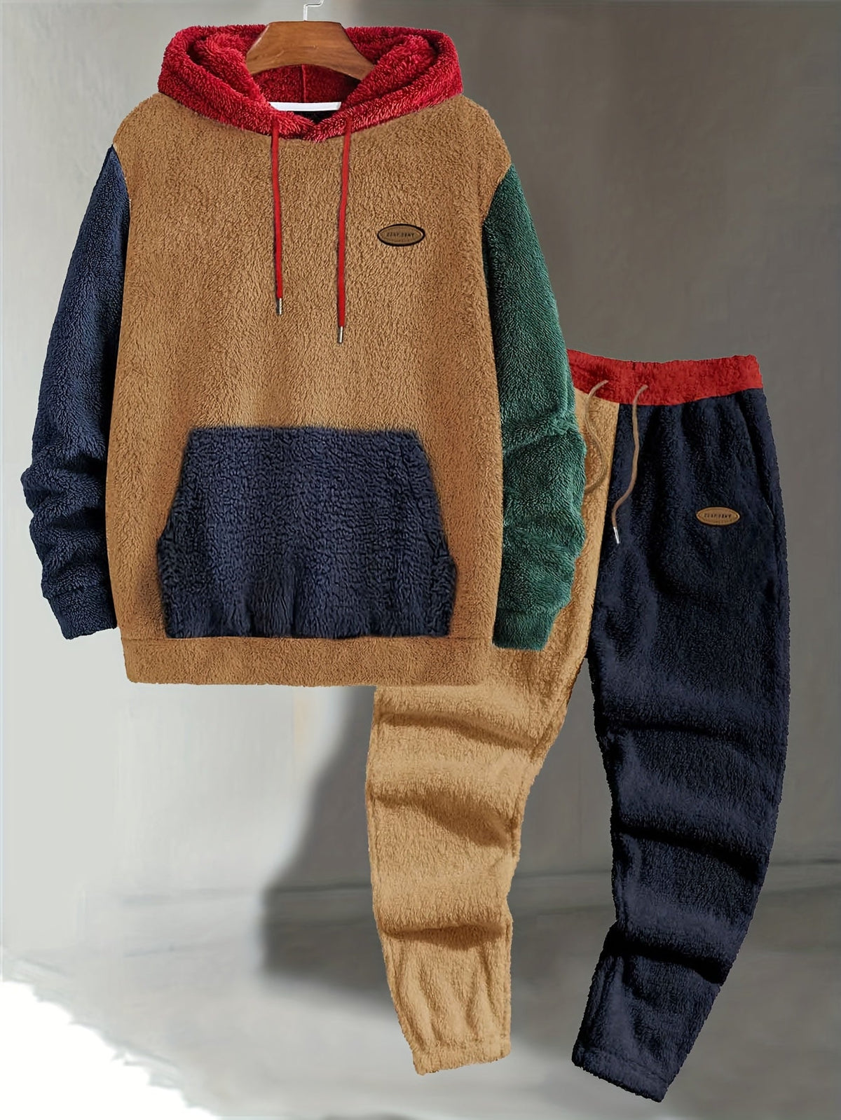 Set due pezzi color-block accogliente – Abbigliamento casual, stile confortevole