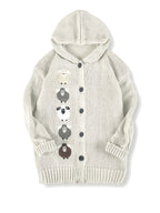Cardigan con cappuccio accogliente – Abbigliamento casual, a strati