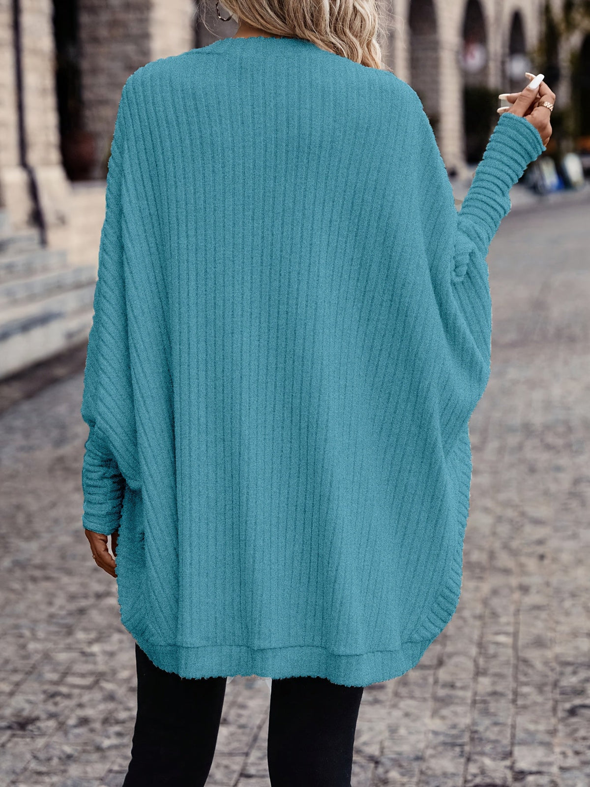 Cardigan aperto relaxed – Abbigliamento casual, a strati