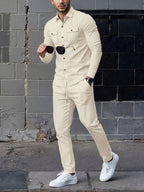 Completo casual a due pezzi – Abbigliamento quotidiano, stile rilassato