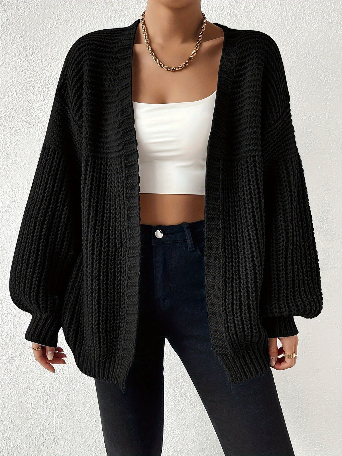 Chunky-Knit Cardigan | Relaxed Fit – Casual Wear, Layering