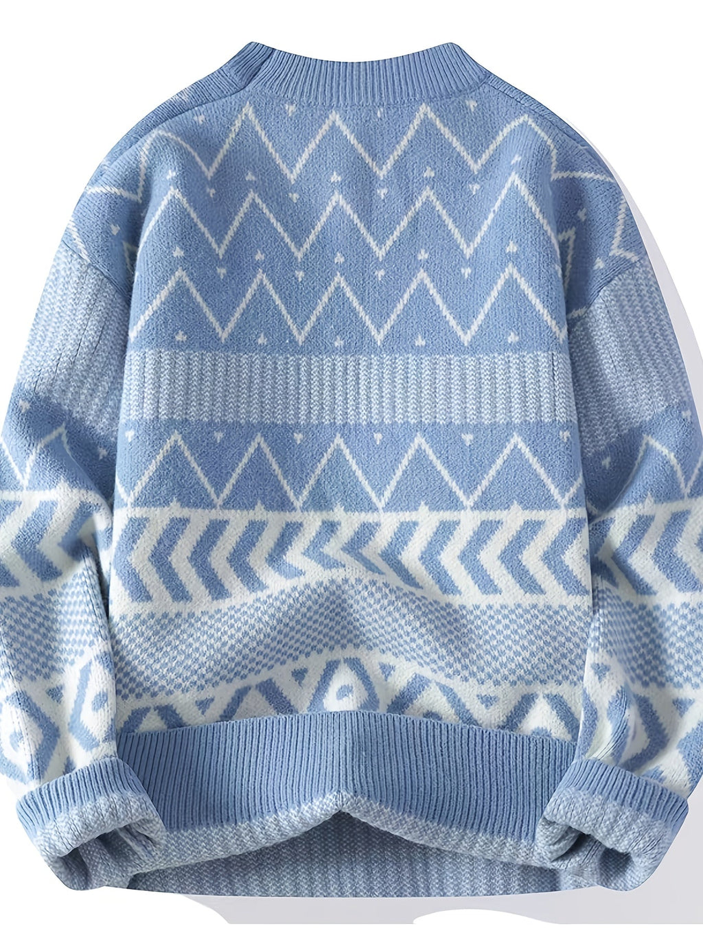 Maglione a girocollo fantasia – Casual, per tutti i giorni