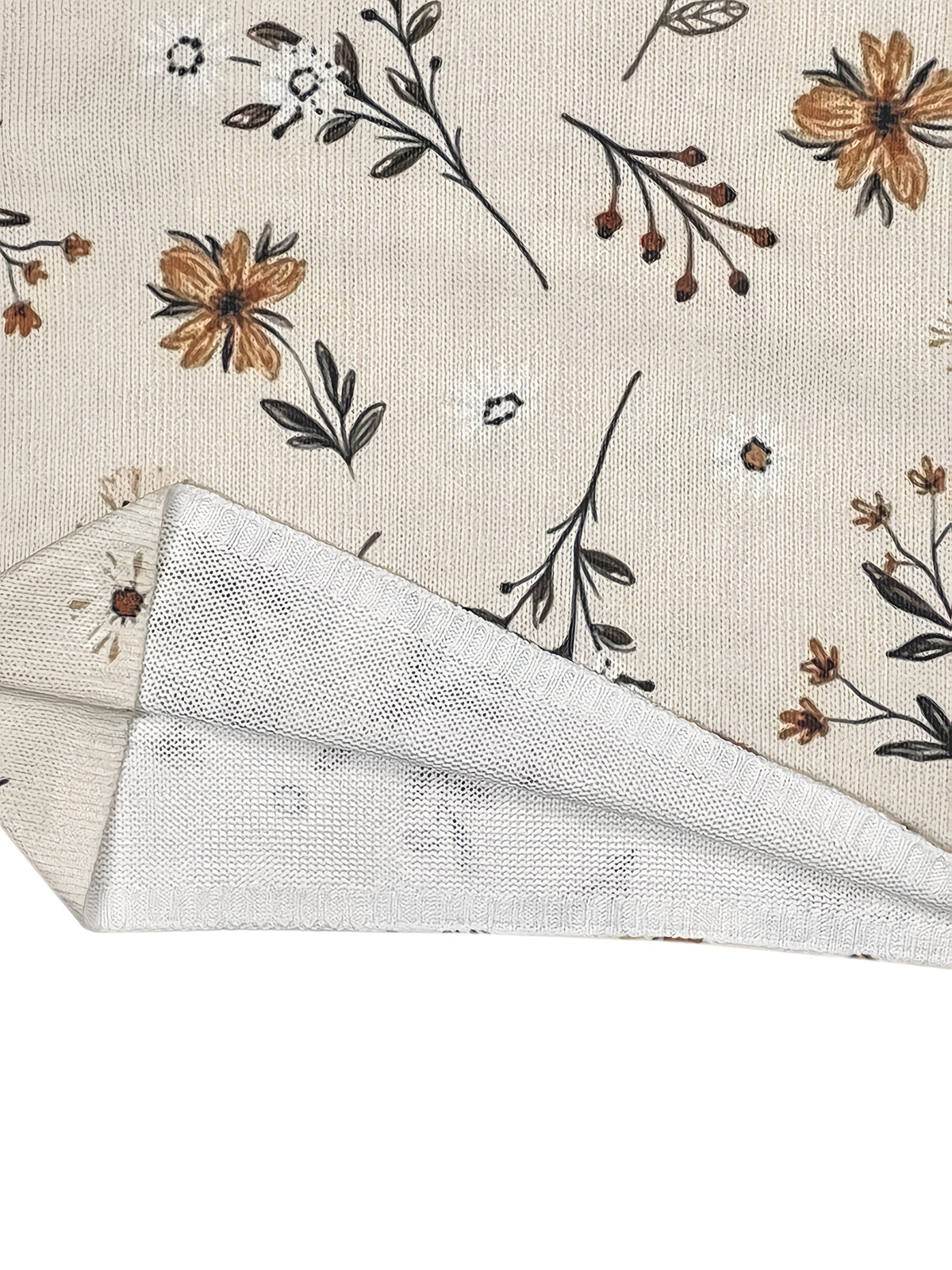Maglione con scollo a V a fiori – Abbigliamento casual, stile quotidiano