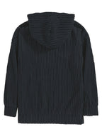 Felpa con cappuccio a coste – Abbigliamento casual, comfort quotidiano