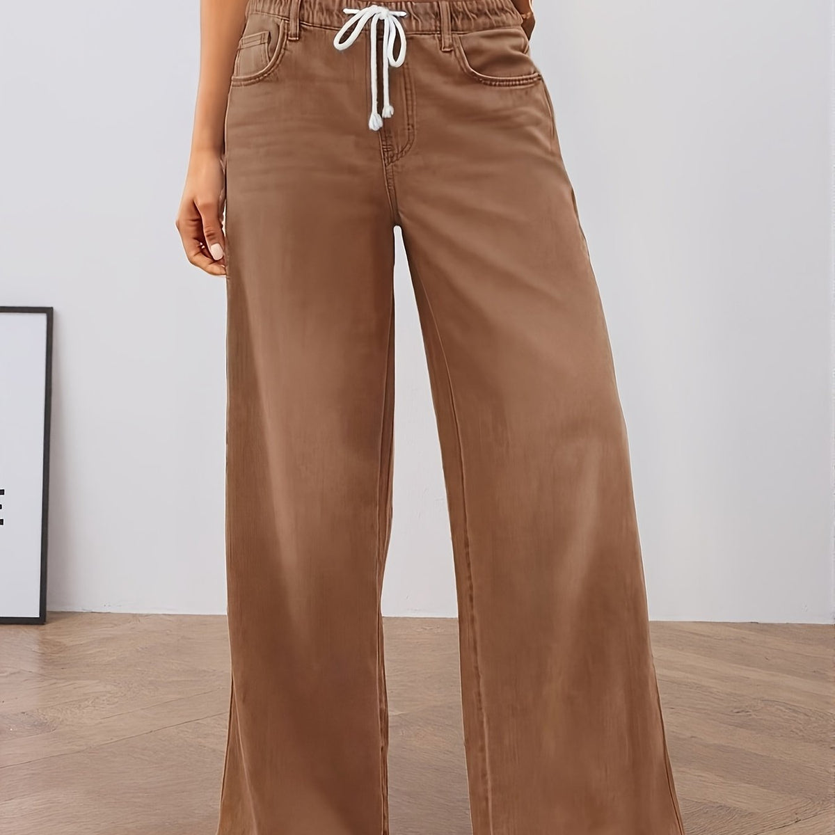 Pantaloni a gamba larga rilassati – Abbigliamento casual, comfort quotidiano