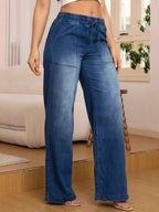 Relaxed Wide-Leg Jeans – Casual Wear, Everyday Comfort