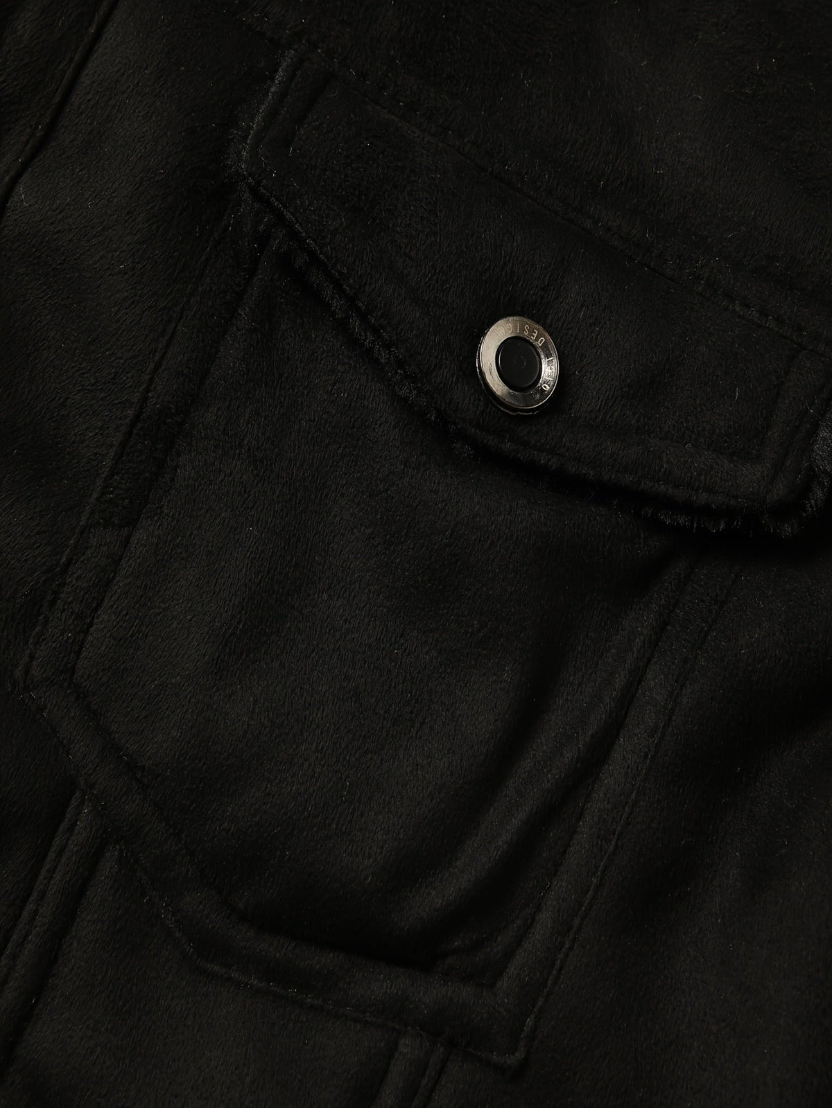 Giacca Trucker foderata in pile – Abbigliamento casual, clima freddo