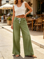 Pantaloni a gamba larga rilassati – Abbigliamento casual, comfort quotidiano