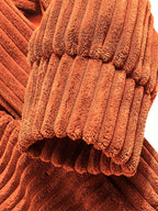 Felpa con cappuccio a coste – Abbigliamento casual, comfort quotidiano