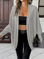 Cardigan aperto relaxed – Abbigliamento casual, a strati