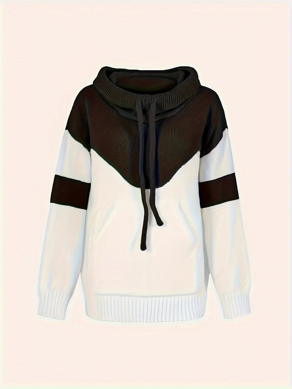 Felpa con cappuccio color-block – Abbigliamento casual, comfort quotidiano
