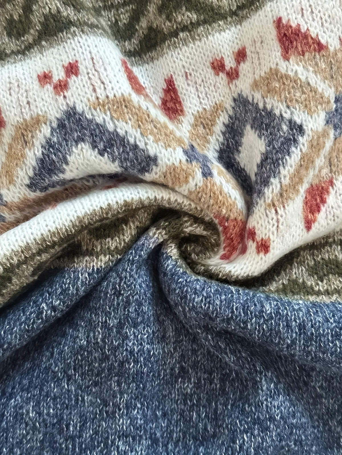 Cardigan con bottoni a fantasia – Abbigliamento casual, a strati