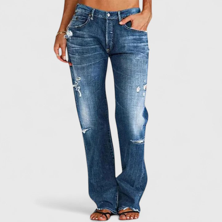 Jeans a gamba larga Rugged – Abbigliamento casual, stile quotidiano