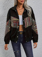 Giacca Patchwork Statement – Abbigliamento casual, all'avanguardia della moda
