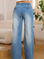 Relaxed Wide-Leg Jeans – Casual Wear, Everyday Comfort