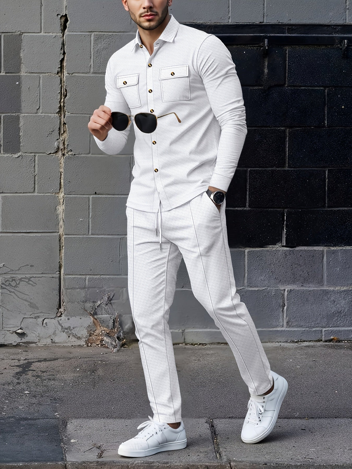 Completo casual a due pezzi – Abbigliamento quotidiano, stile rilassato