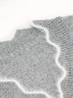 V-Neck Colorblock Sweater – Casual Wear, Stylish Layering