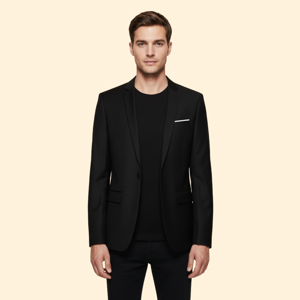 Men’s Blazer with Lined Interior – Office, Casual Wear