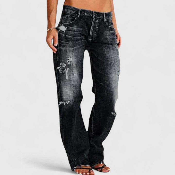 Jeans a gamba larga Rugged – Abbigliamento casual, stile quotidiano
