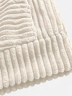 Felpa con cappuccio a coste – Abbigliamento casual, comfort quotidiano