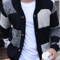 Cardigan a bottoni color-block – Abbigliamento casual, a strati