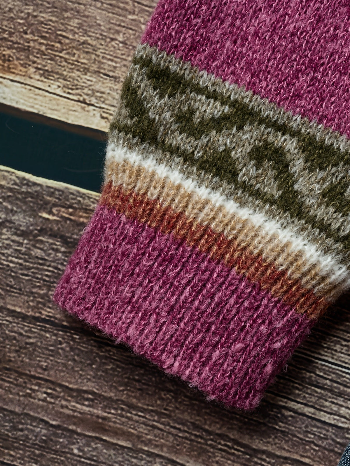 Cardigan con bottoni a fantasia – Abbigliamento casual, a strati