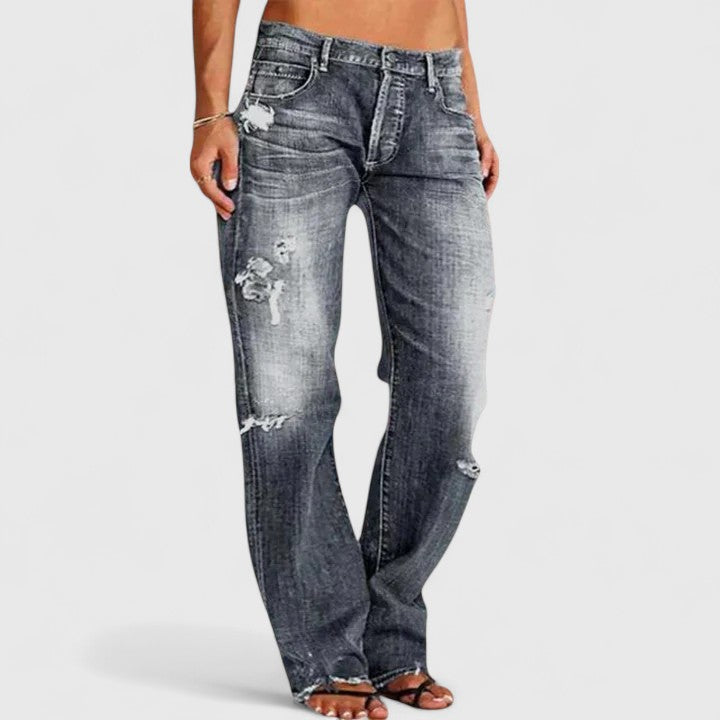 Jeans a gamba larga Rugged – Abbigliamento casual, stile quotidiano