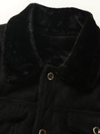 Giacca Trucker foderata in pile – Abbigliamento casual, clima freddo