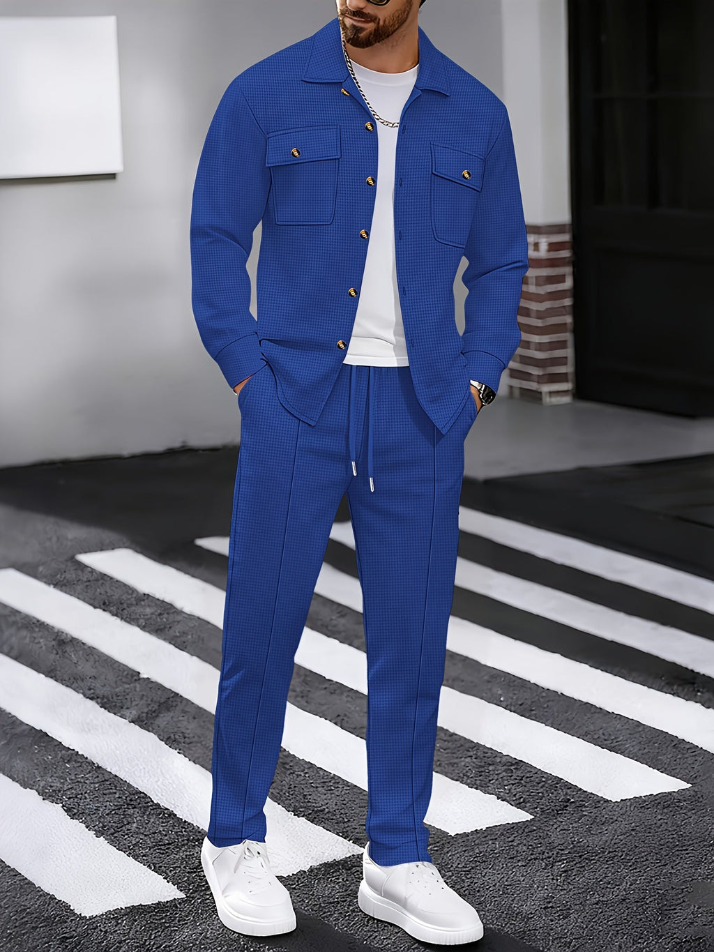 Completo casual a due pezzi – Abbigliamento quotidiano, stile rilassato