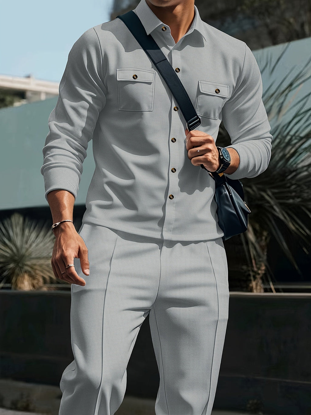 Completo casual a due pezzi – Abbigliamento quotidiano, stile rilassato