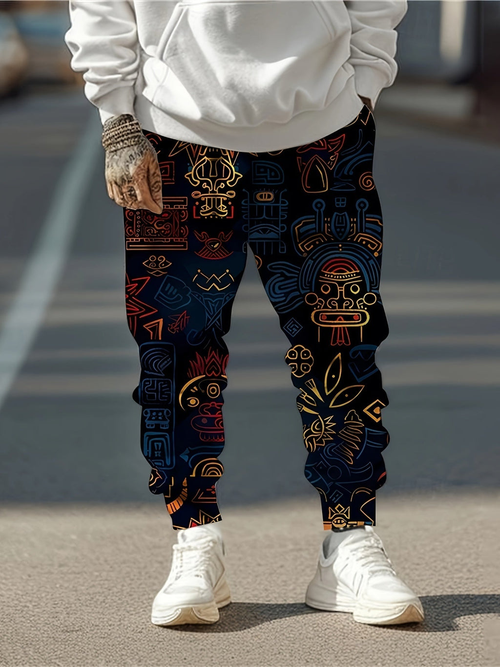 Joggers con Fantasia Audace – Abbigliamento Casual, Stile di Vita Attivo