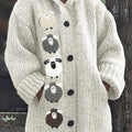 Cardigan con cappuccio accogliente – Abbigliamento casual, a strati