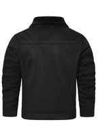 Giacca Trucker foderata in pile – Abbigliamento casual, clima freddo