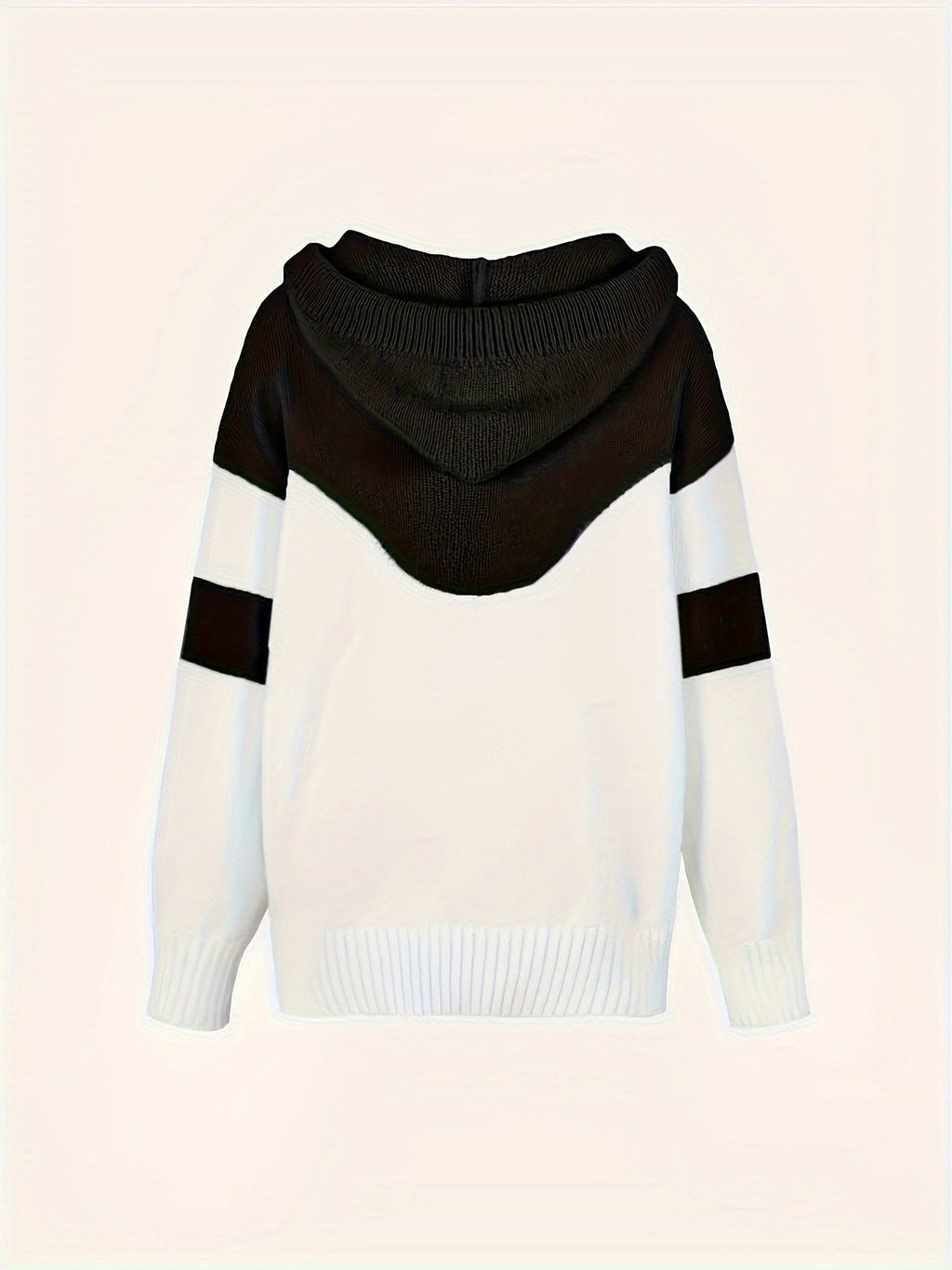 Felpa con cappuccio color-block – Abbigliamento casual, comfort quotidiano