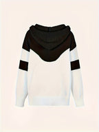 Felpa con cappuccio color-block – Abbigliamento casual, comfort quotidiano