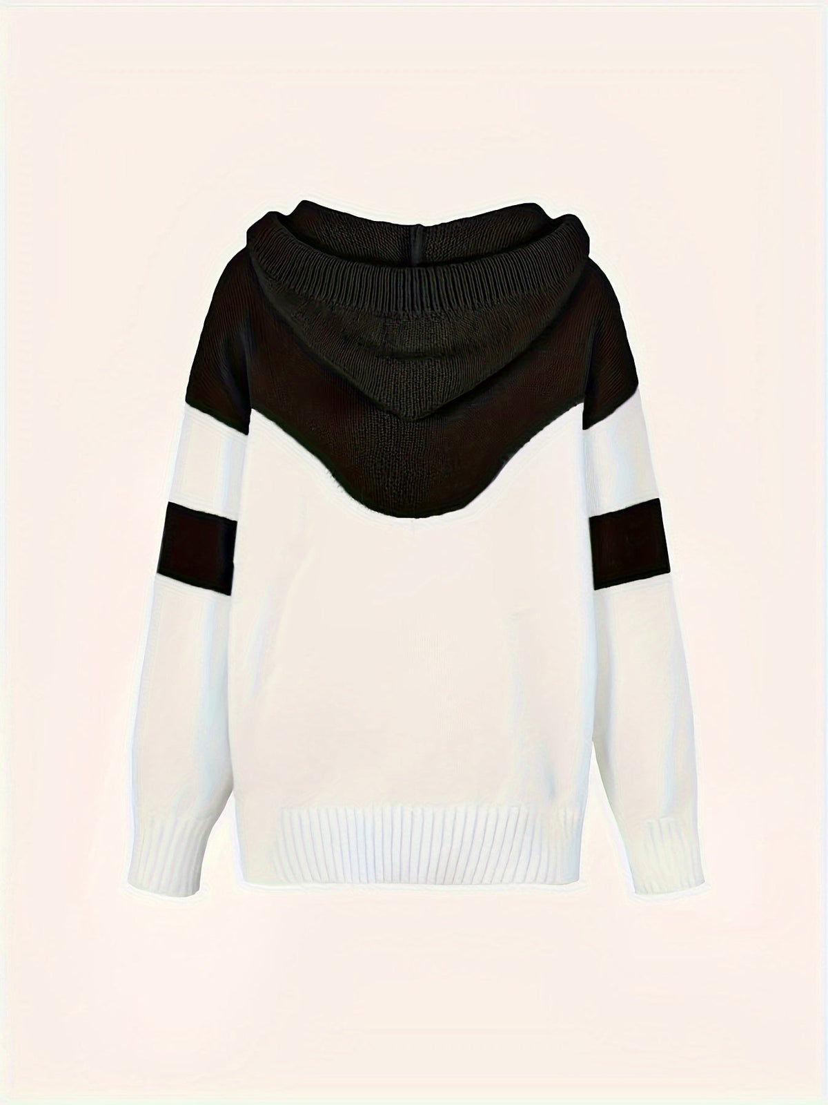 Felpa con cappuccio color-block – Abbigliamento casual, comfort quotidiano