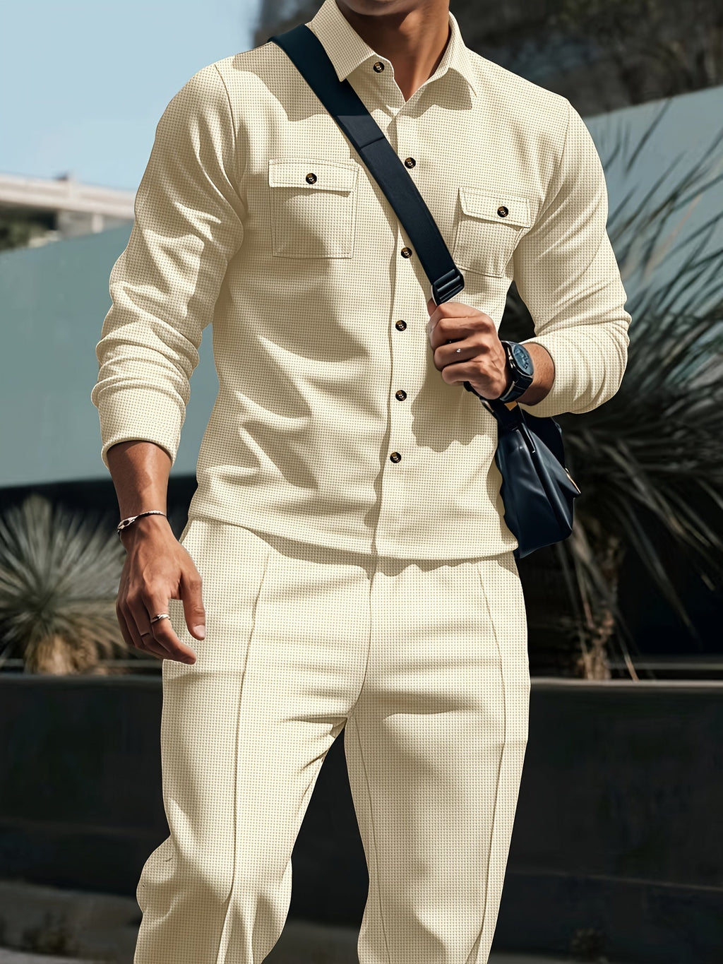 Completo casual a due pezzi – Abbigliamento quotidiano, stile rilassato