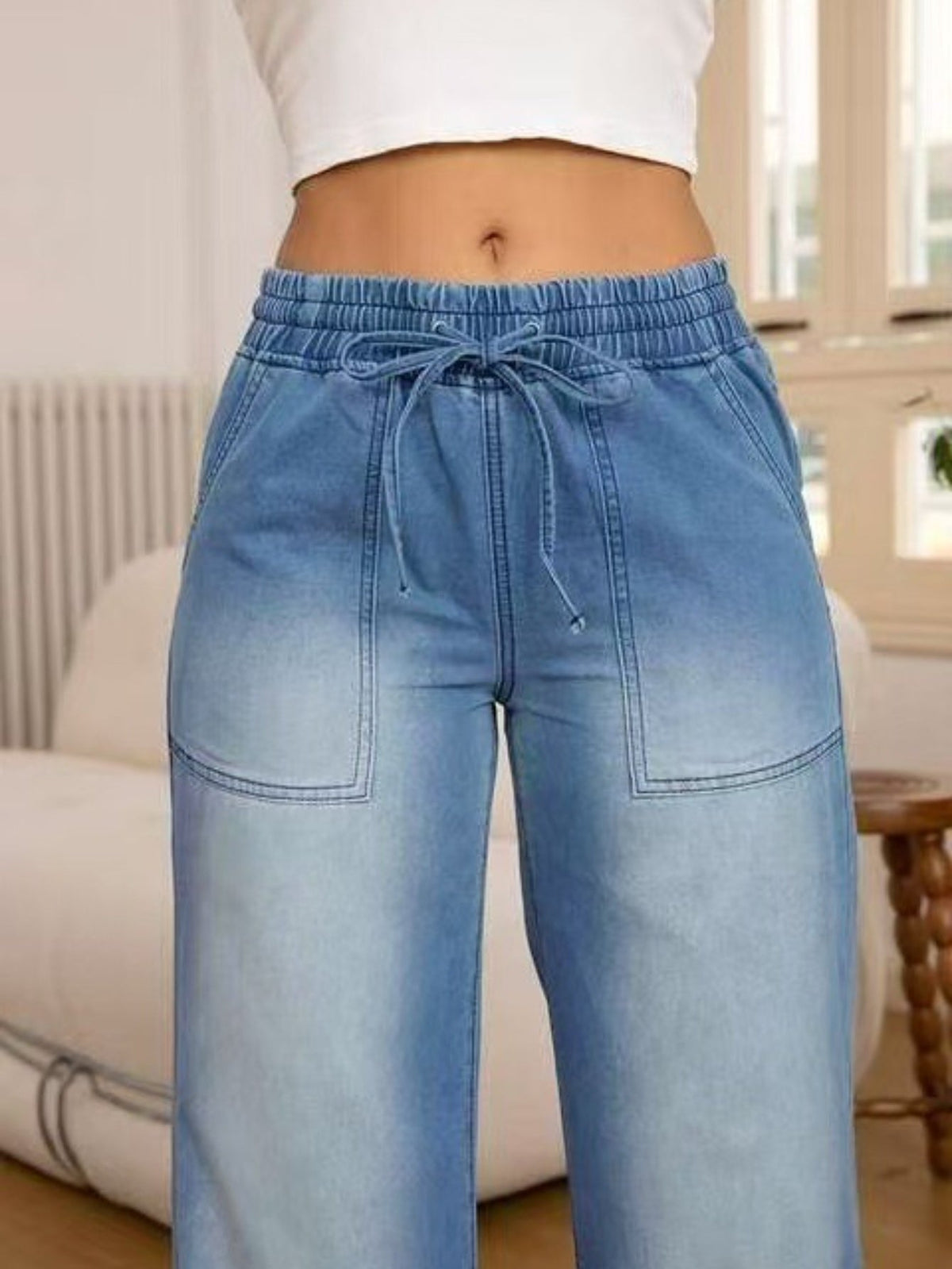 Relaxed Wide-Leg Jeans – Casual Wear, Everyday Comfort