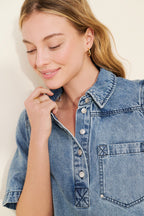 Denim Mini Dress – Casual Wear, Summer Outing