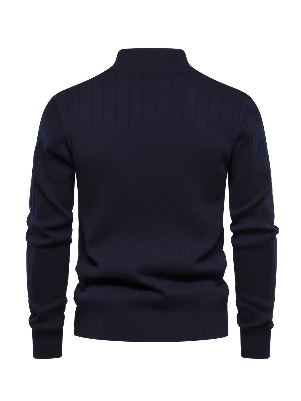 Maglione a collo alto con mezza zip – Abbigliamento casual, stile da ufficio