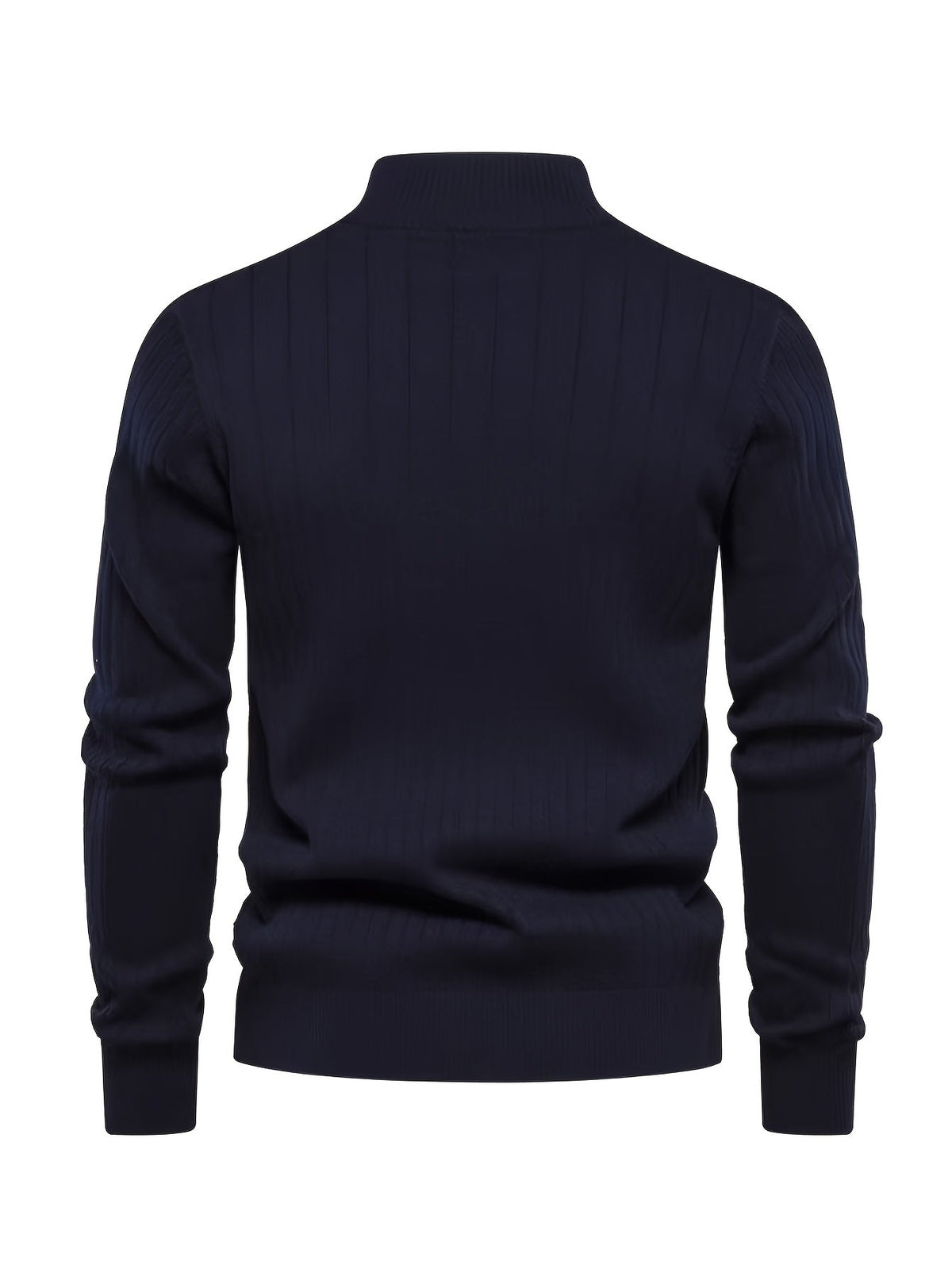 Maglione a collo alto con mezza zip – Abbigliamento casual, stile da ufficio