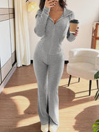 Ribbed Lounge Two-Piece Set – Relaxing, Home Wear