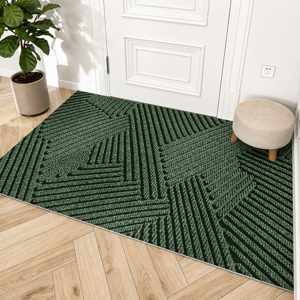 Durable Non-Slip Door Mat | Modern Dirt-Resistant – Home Entrance, Outdoor Use