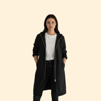 Gathered Hood Jacket – Casual Wear, Outdoor Activities