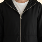 Gathered Hood Jacket – Casual Wear, Outdoor Activities