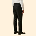 Men's High Waisted Tailored Trousers – Office, Casual