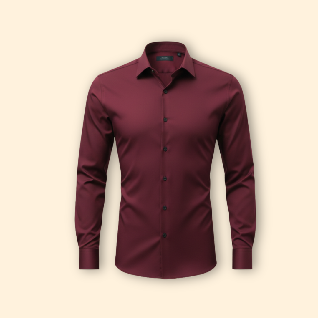Men's Slim Fit Tailored Shirt – Office, Casual