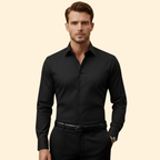 Men's Slim Fit Tailored Shirt – Office, Casual