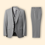Men’s Suit Three-Piece Style – Office, Formal Events