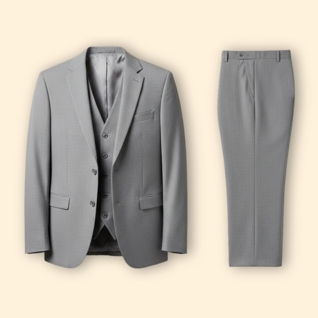 Men’s Suit Three-Piece Style – Office, Formal Events